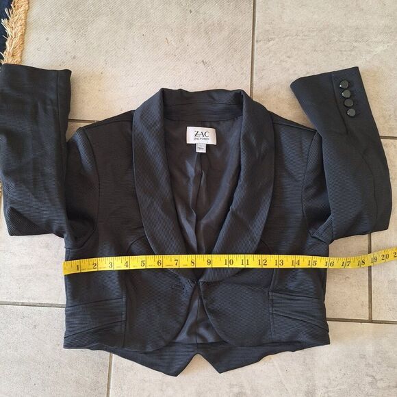 Zac Posen Bolero Jacket  Black Size 6 - Picture 6 of 7